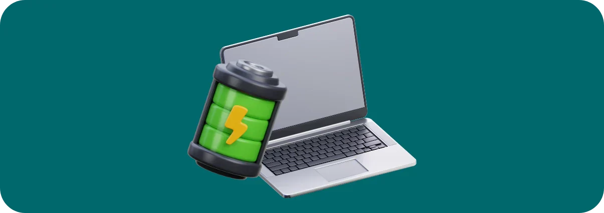 Banner refurbished laptop met goede batterij