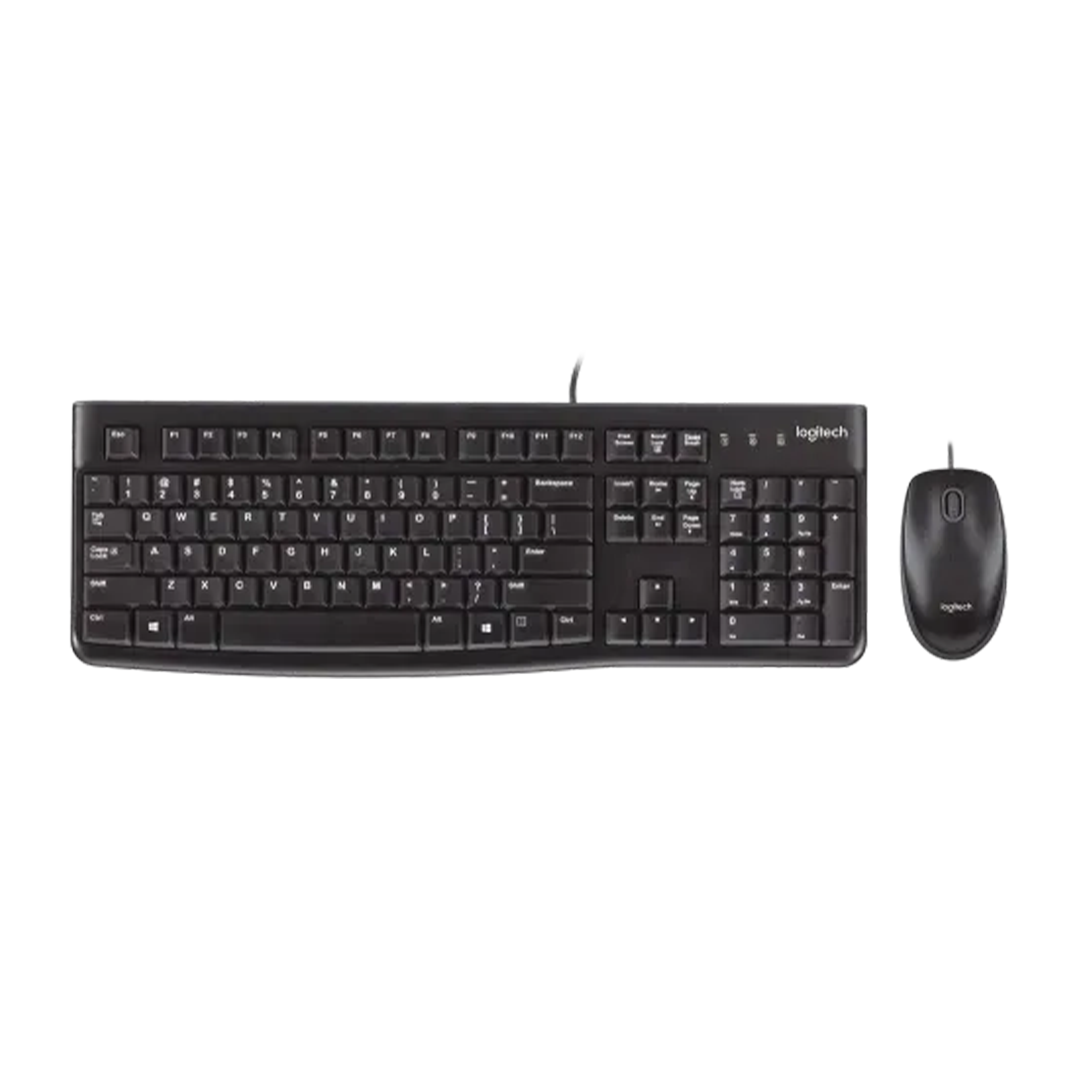Logitech MK120 Keyboard and Mouse | Azerty | Wired USB