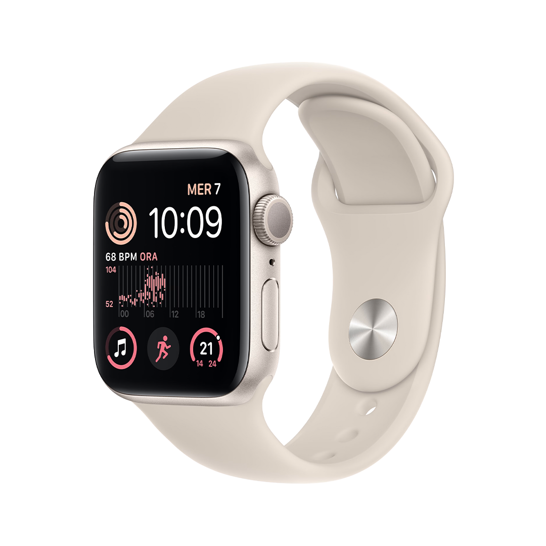 Apple Watch SE 2e génération (2022) | 40 mm | GPS | Beige | Nouveau